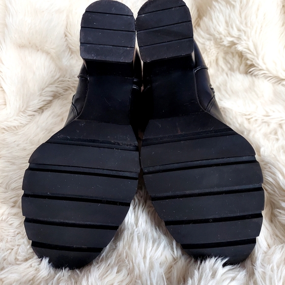 Black Lace-Up Women's Boots - Picture 2 of 4